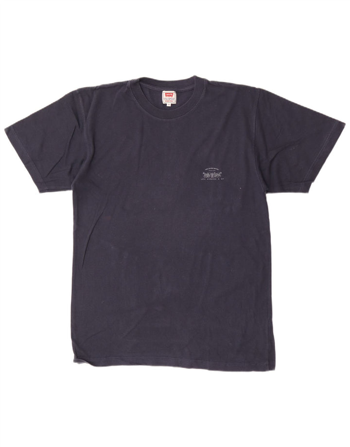 T-shirt da uomo Levi's Top in cotone blu navy medio