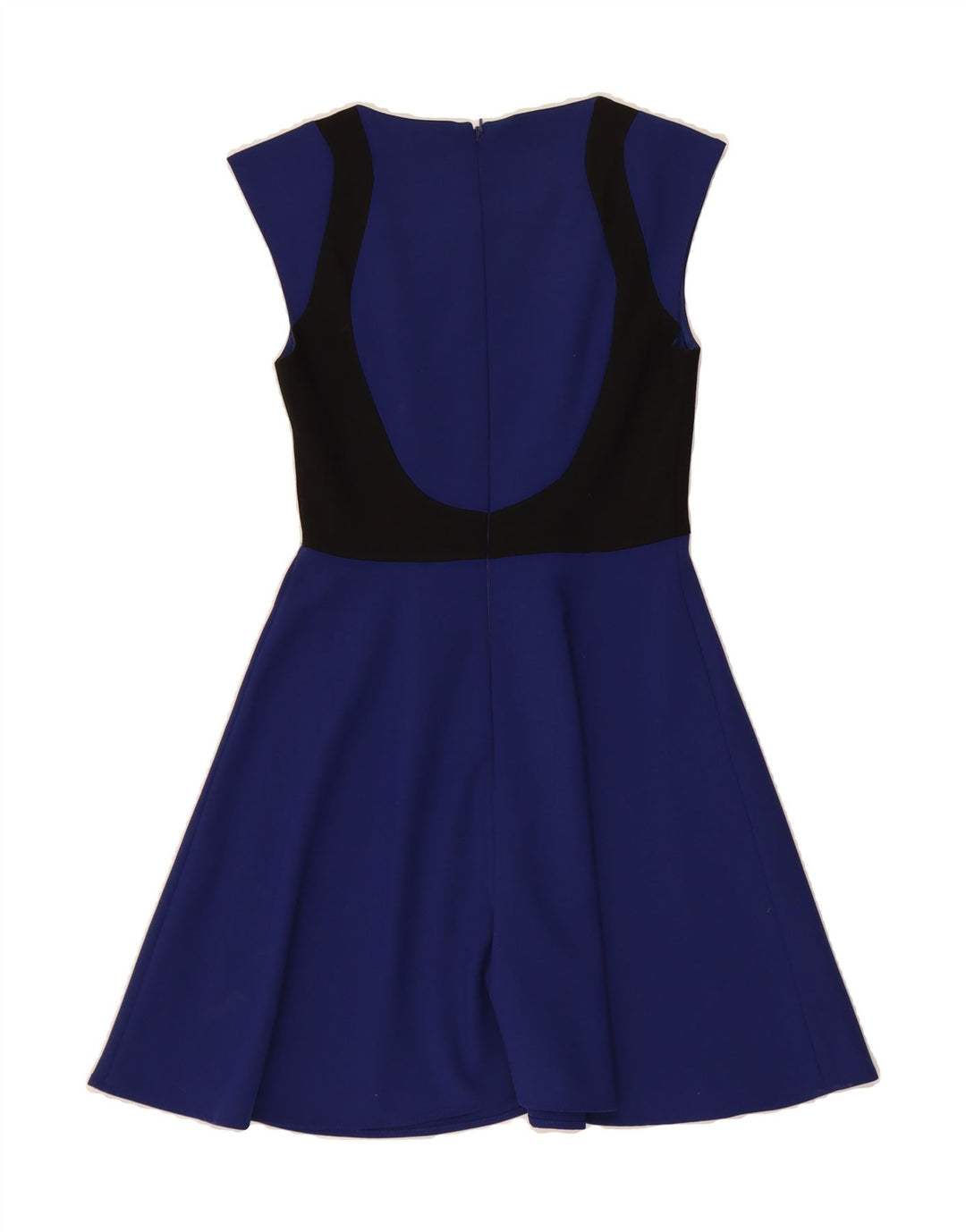FRENCH CONNECTION Womens A-Line Dress UK 8 Small  Blue Colourblock Vintage French Connection and Second-Hand French Connection from Messina Hembry 