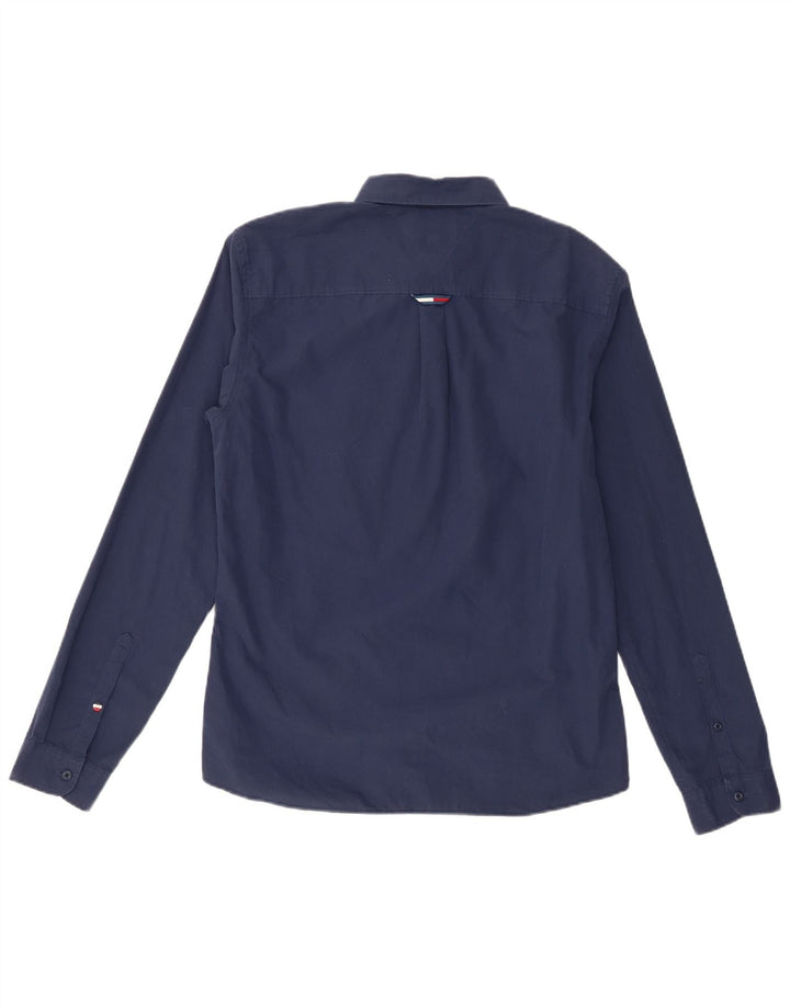 Camicia da uomo vestibilità regolare Tommy Hilfiger blu navy medio
