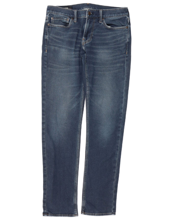 Jeans skinny da uomo Hollister W30 L32 cotone blu