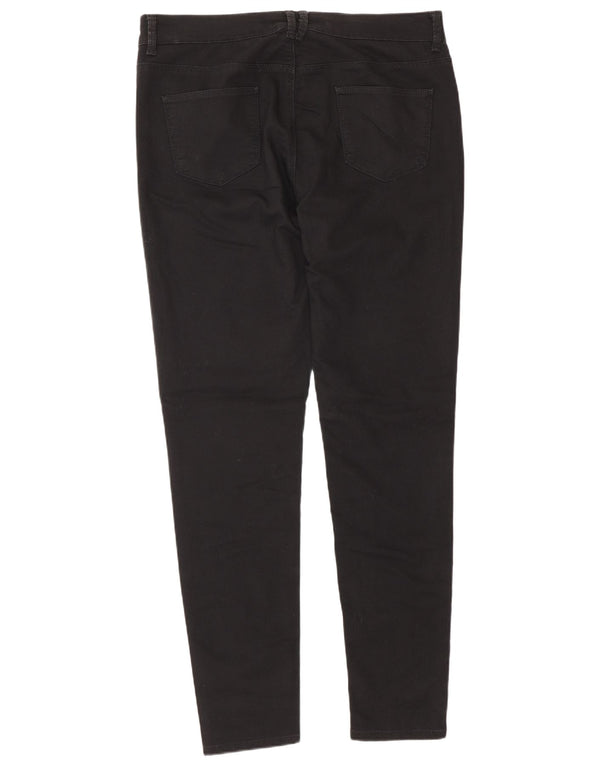 Jeans Jeggings a vita alta da donna Marks & Spencer UK 16 Large W34 L32 Nero