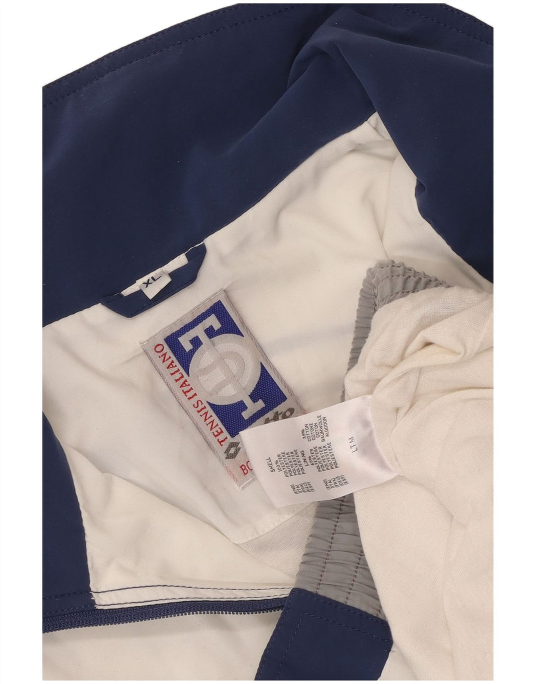 Giacca sportiva da uomo con grafica Lotto XL Poliestere color block bianco