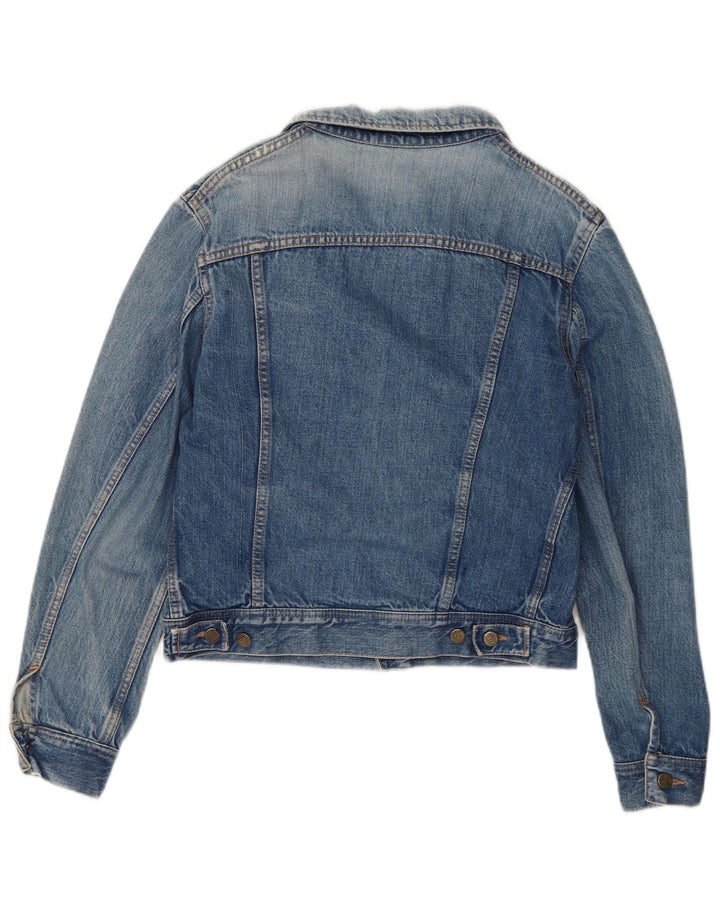 Giacca Jeans Uomo Rifle IT 48 Blu Medio Cotone
