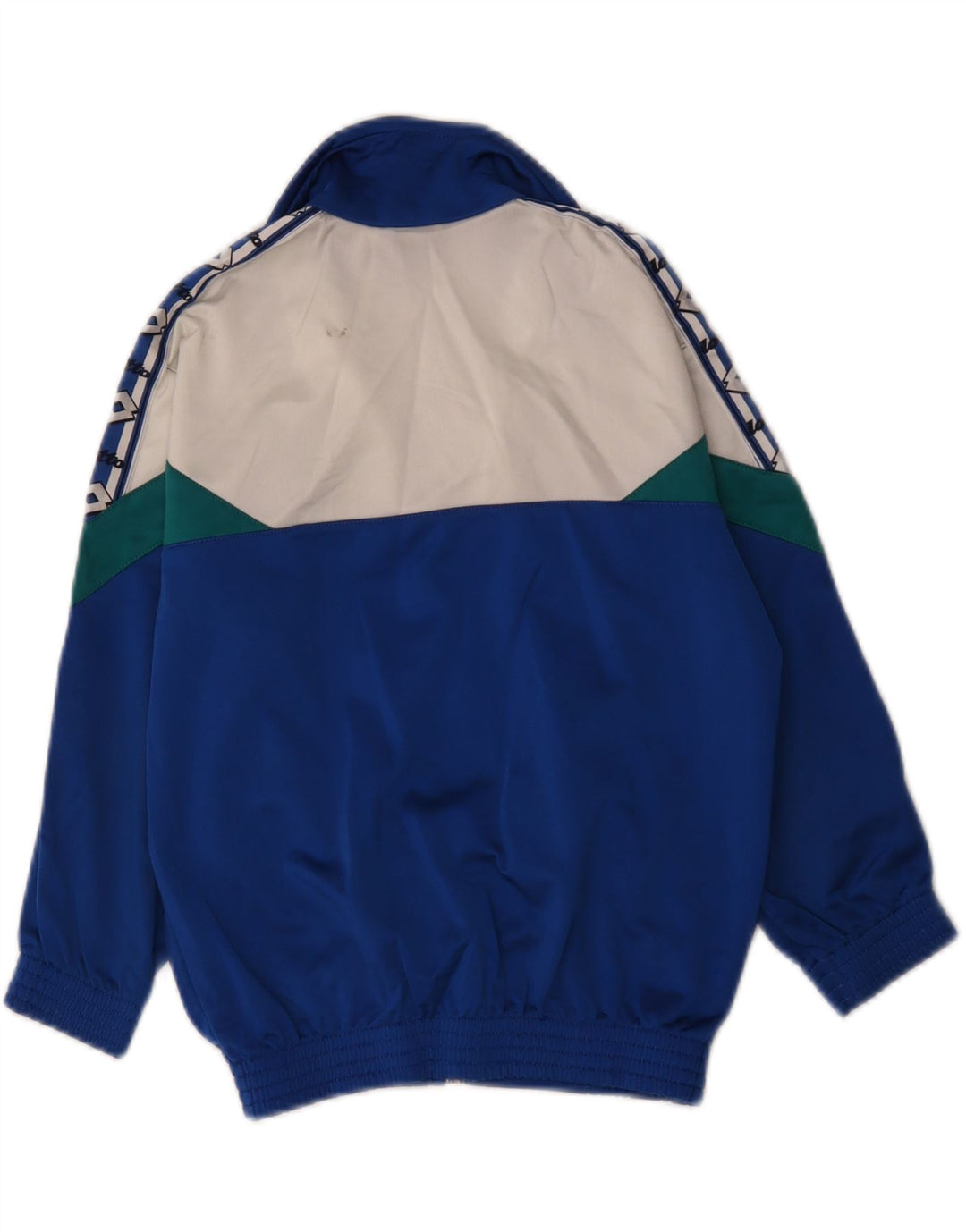 Giacca da tuta grafica da bambino Lotto 11-12 anni Colorblock blu medio