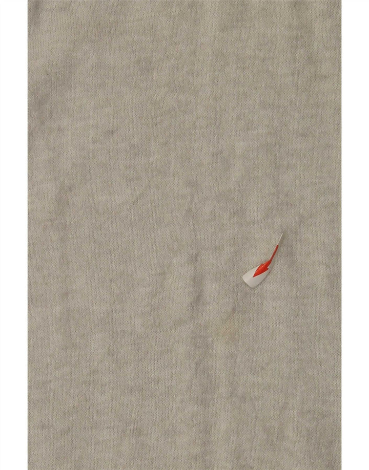 Top Zara da donna a maniche lunghe UK 14 grande viscosa chiazzata grigia