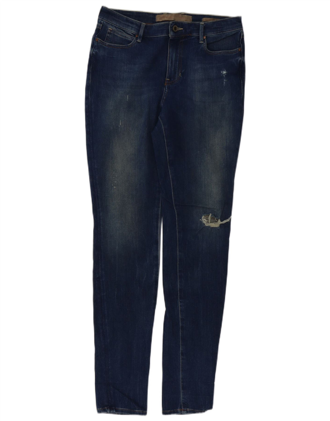 Jeans skinny effetto consumato GUESS da donna W30 L32 cotone blu