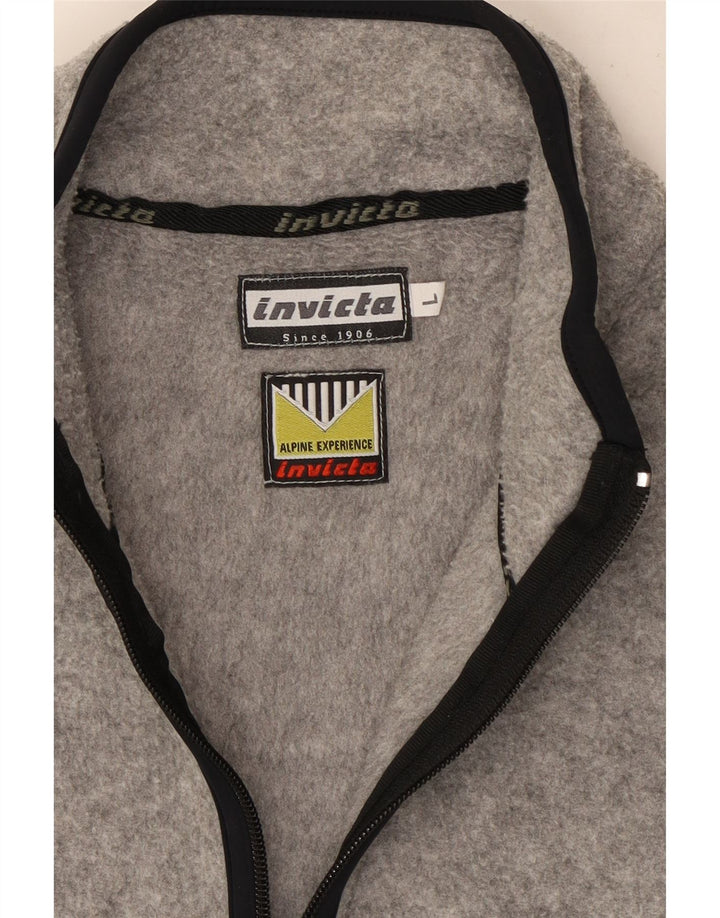 Gilet in pile da uomo Invicta UK 40 Large Grigio Poliestere