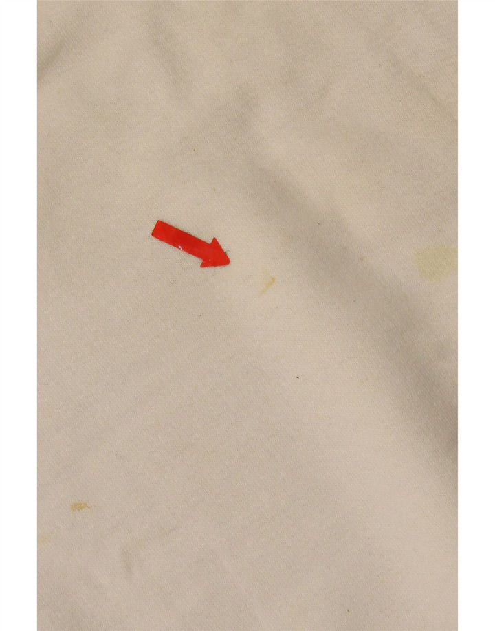 Converse Uomo Chuck Taylor Felpa grafica Maglione 2XL Bianco Colourblock