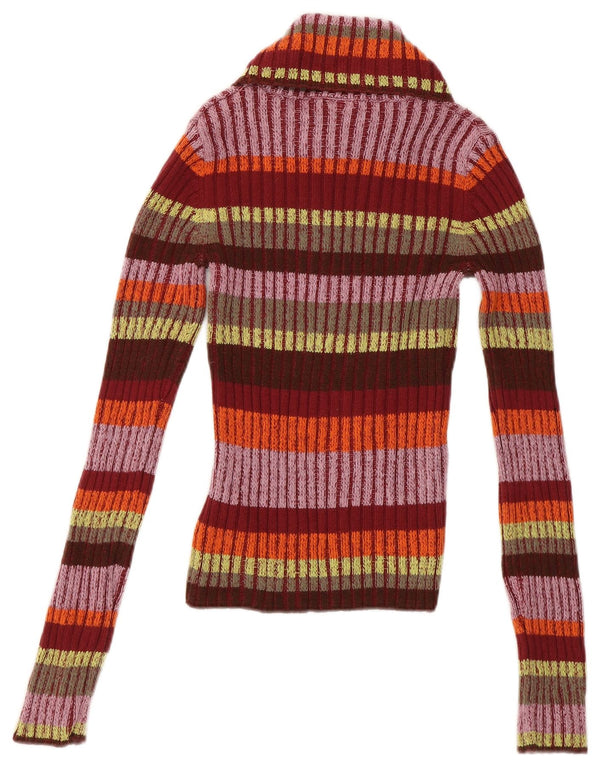 URBAN OUTFITTERS Maglione maglione da donna con collo alto UK 6 XS multicolore
