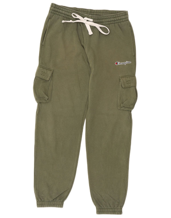Pantaloni da tuta cargo da uomo Champion, pantaloni da jogging, grandi, cotone kaki