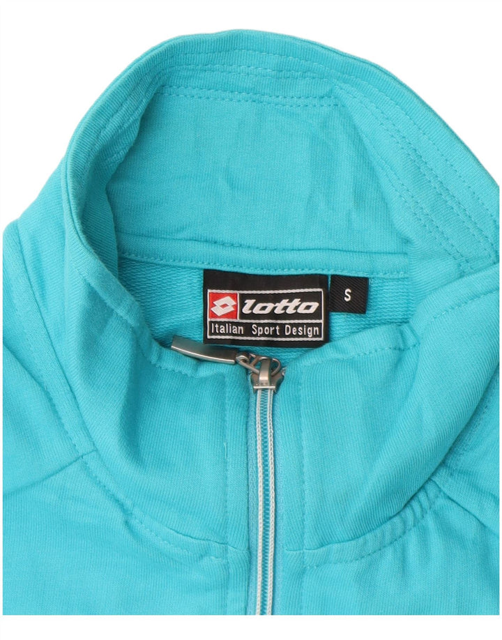 Giacca da ginnastica da donna LOTTO UK 10 piccola in cotone blu