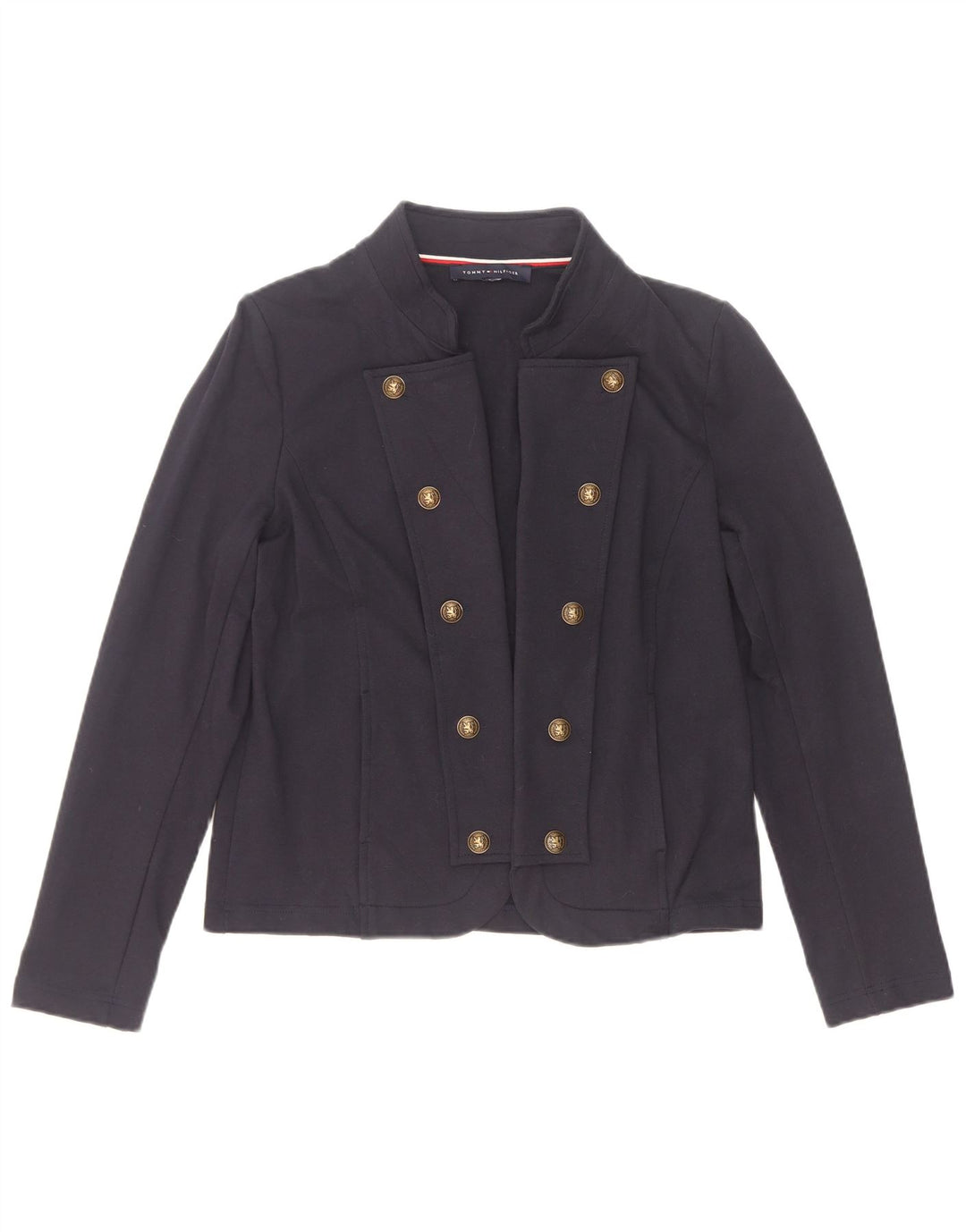 Giubbotto bomber da donna Tommy Hilfiger UK 14 cotone blu navy medio