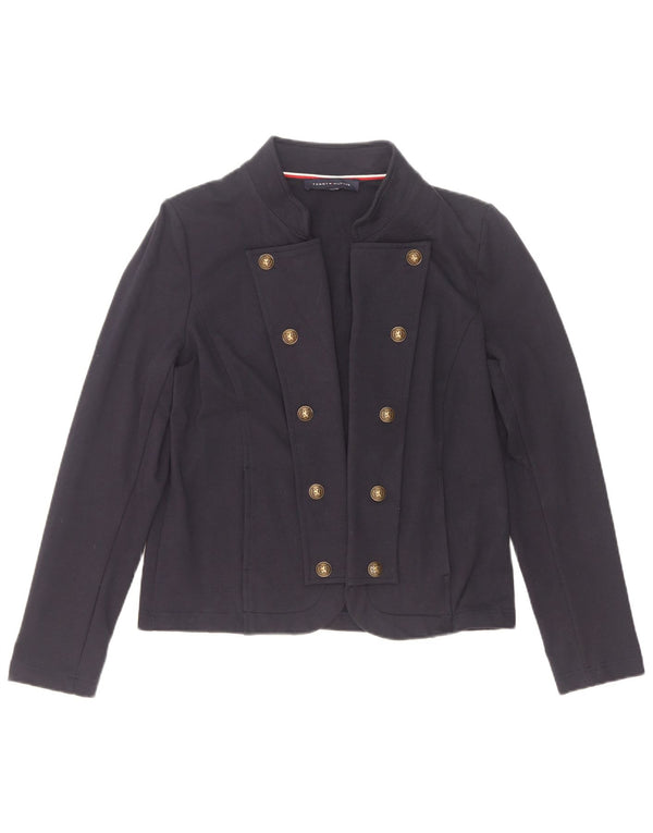 Giubbotto bomber da donna Tommy Hilfiger UK 14 cotone blu navy medio
