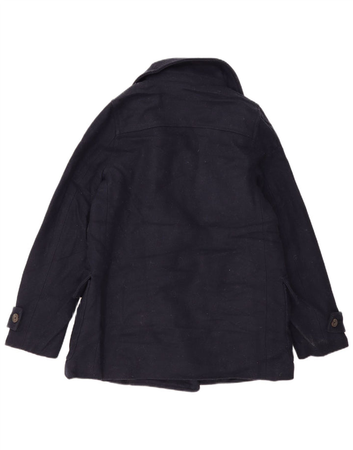 Cappotto da marinaio da donna Jack Wills UK 12 medio in lana blu navy