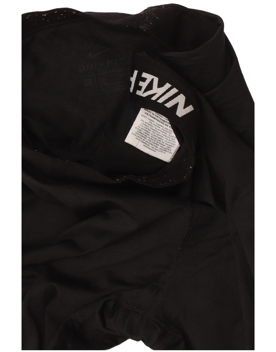 Nike Womens Graphic Tracksuit Trousers UK 12 Medium Black Polyester