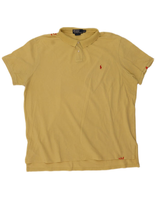 Polo Ralph Lauren da uomo su misura Polo 2XL in cotone giallo