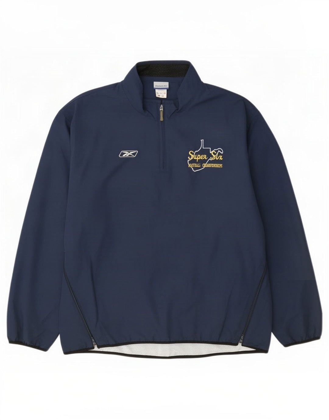 Giacca antipioggia da uomo Reebok UK 42 XL blu navy poliestere