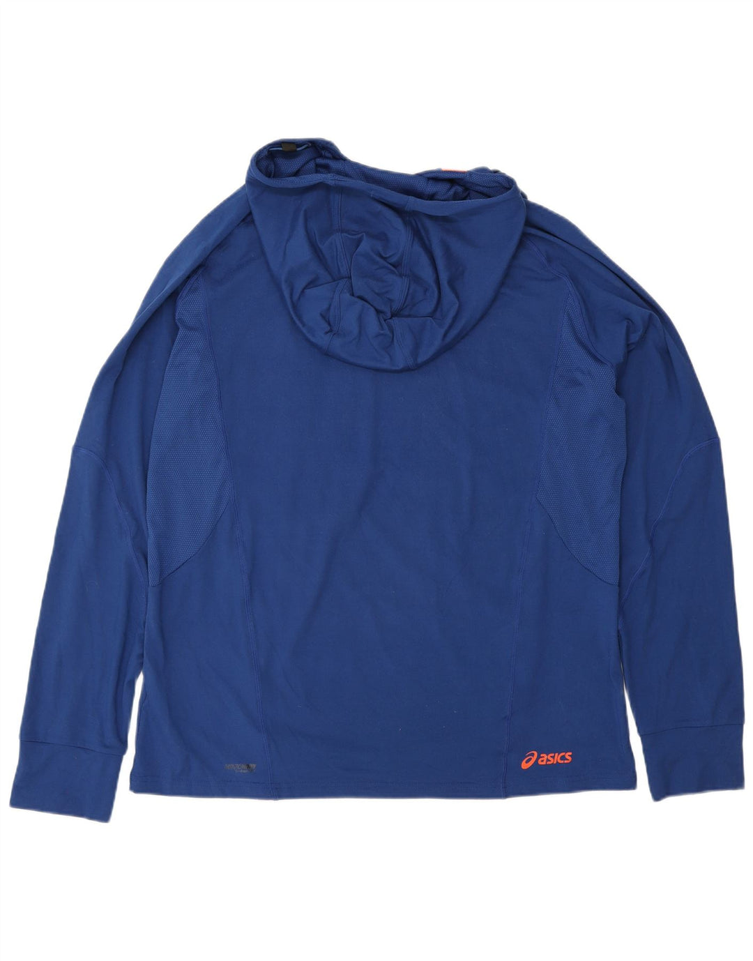 Asics Maglia da uomo con cappuccio a maniche lunghe XL blu in poliestere
