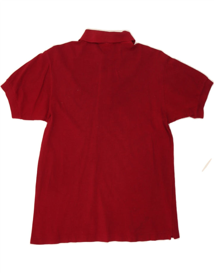 LACOSTE Mens Polo Shirt Size 4 Medium Red Cotton Vintage Lacoste and Second-Hand Lacoste from Messina Hembry 
