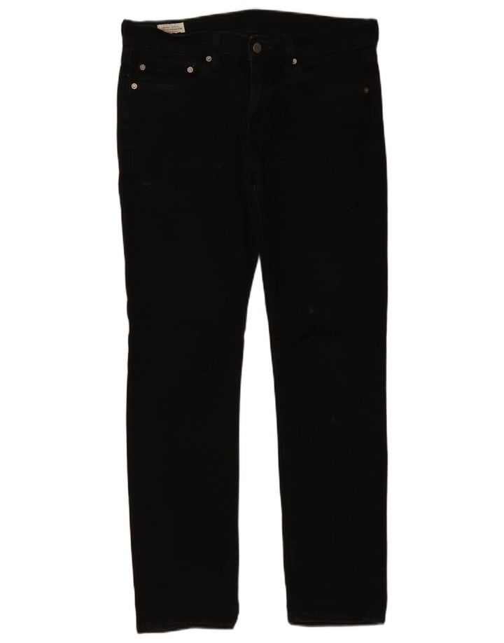 Jeans Levi's Uomo 511 Slim W32 L32 Cotone Nero
