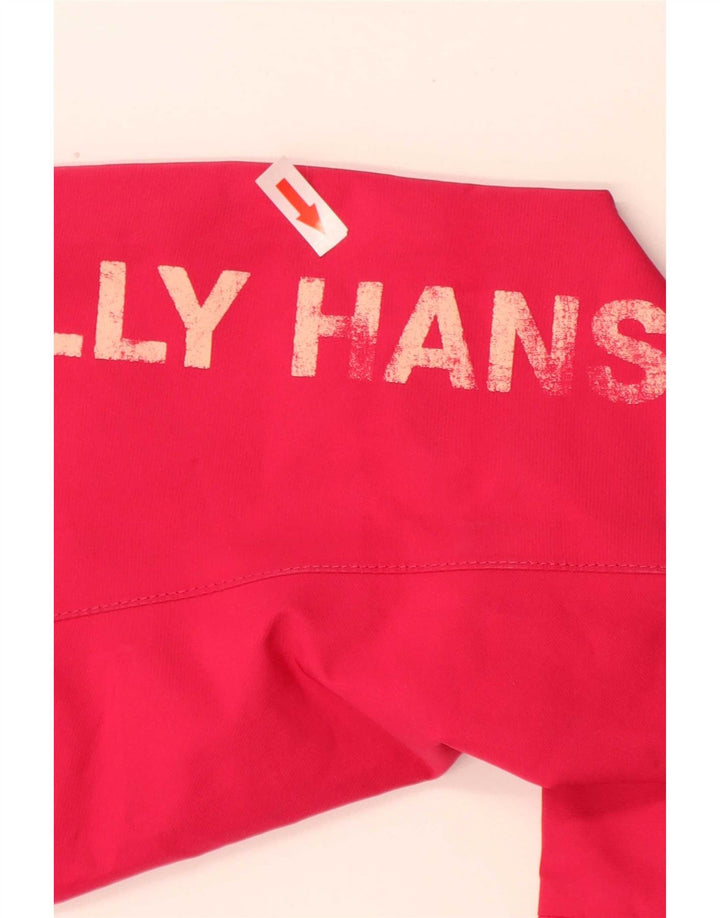 Giacca a vento con cappuccio per ragazze Helly Hansen 13-14 anni in poliestere rosso