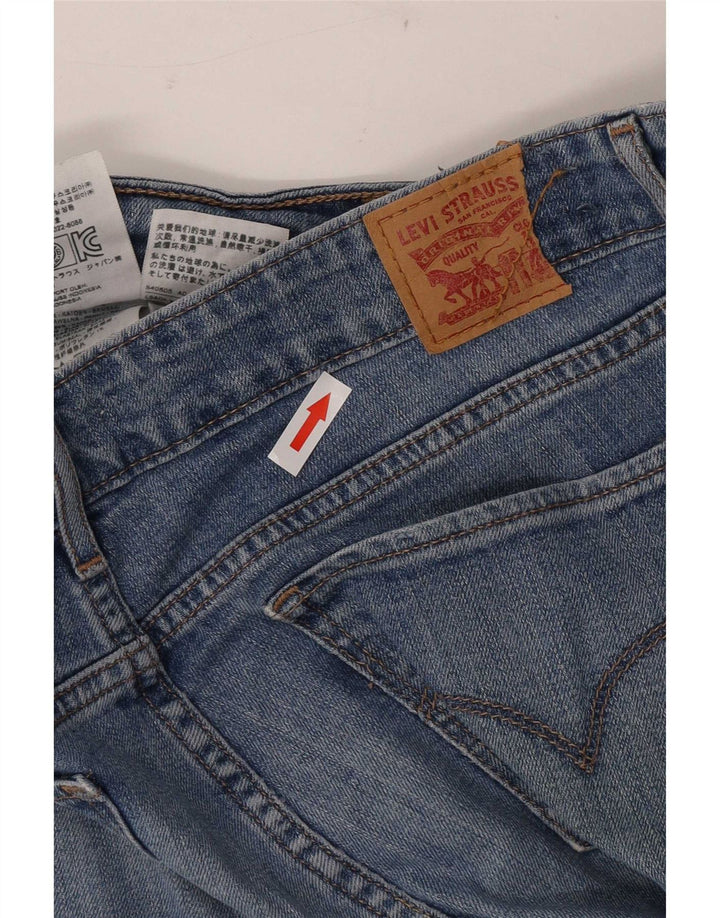 Gonna di jeans midi 711 Levi's da donna W30 in cotone blu medio