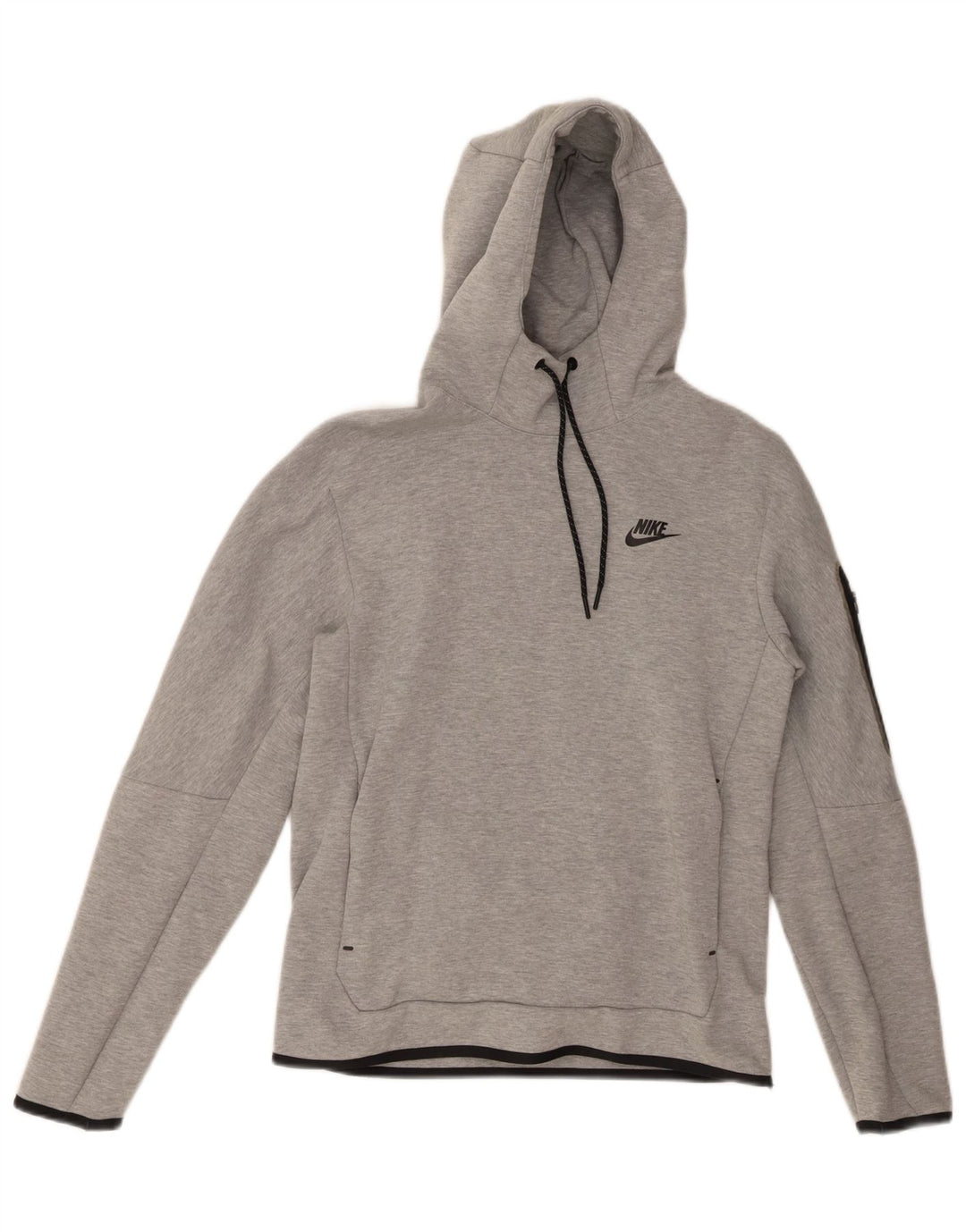 Felpa con cappuccio da donna Nike UK 10 piccola in cotone grigio