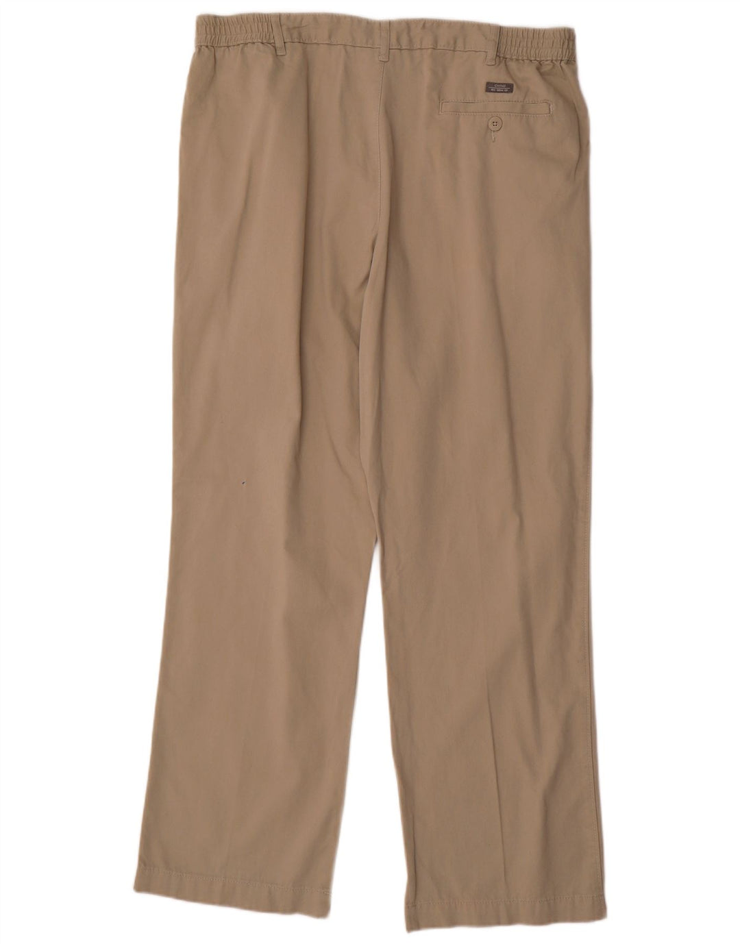 MARKS & SPENCER Pantaloni chino con pegging da uomo blu Harbour W40 L31 Marrone