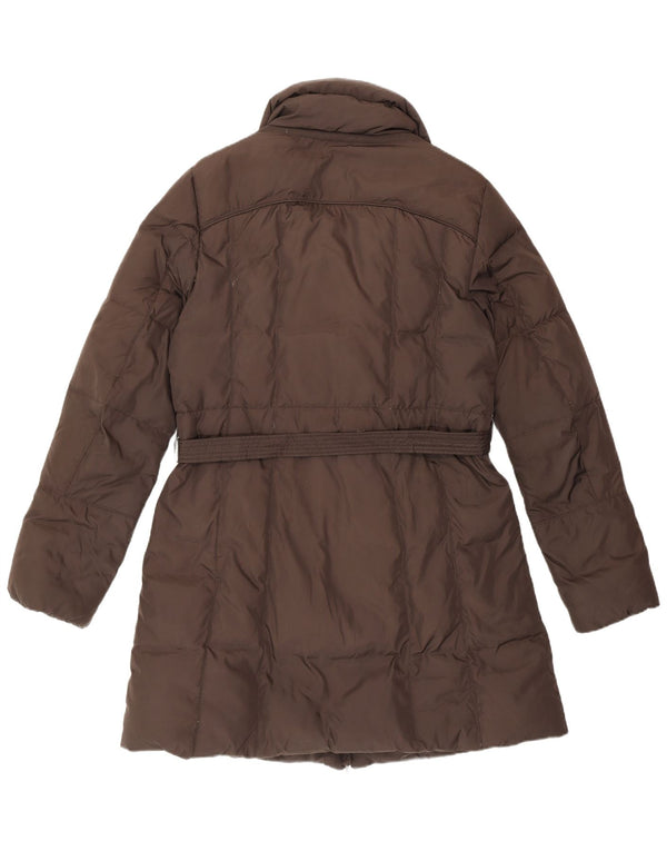 Cappotto imbottito da donna Geox UK 14 Large Marrone Poliestere