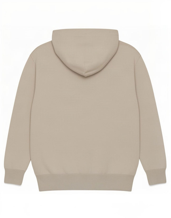 Maglione con cappuccio da uomo Zara piccolo in cotone grigio