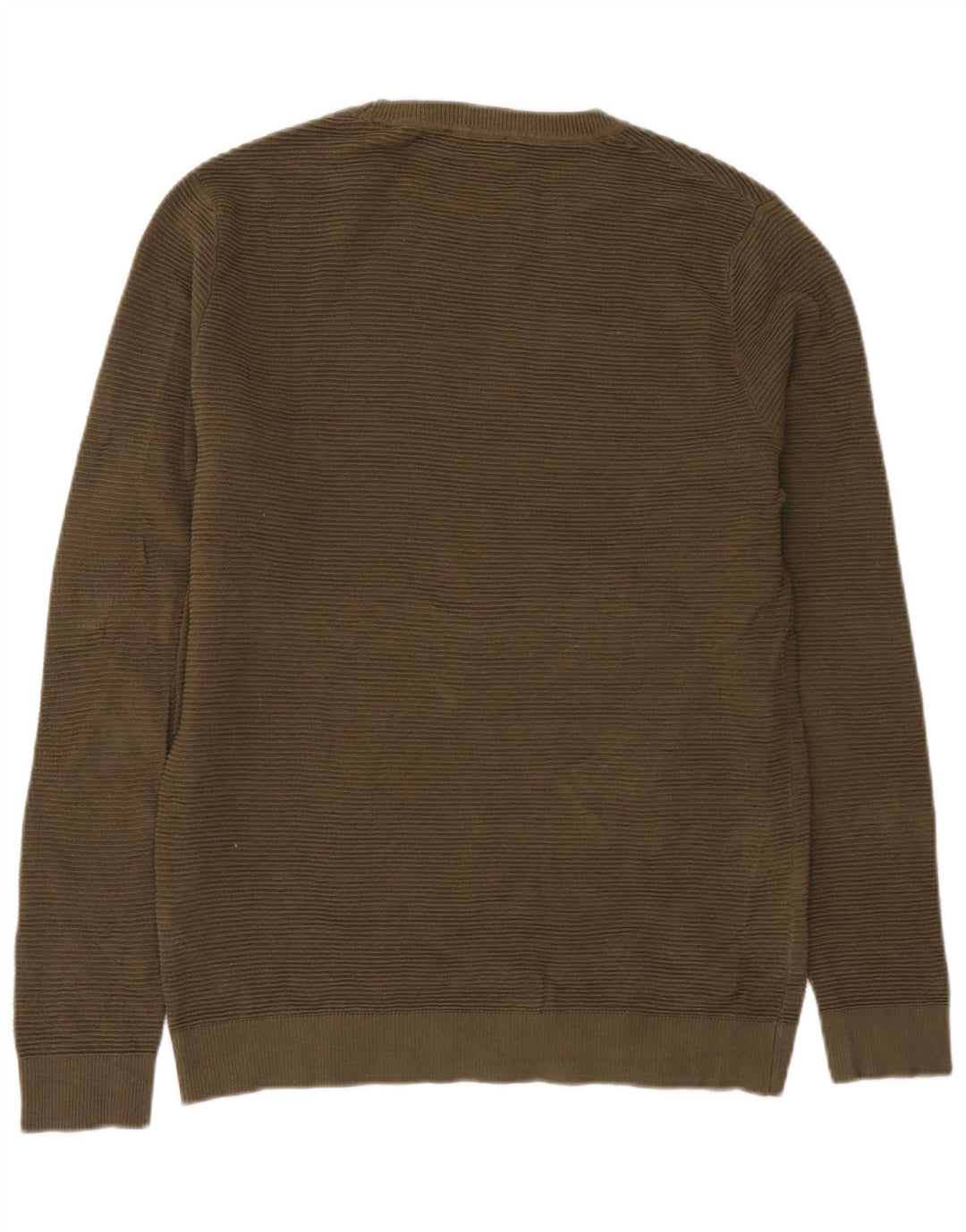 Maglione maglione girocollo da uomo Jack & Jones in cotone kaki medio