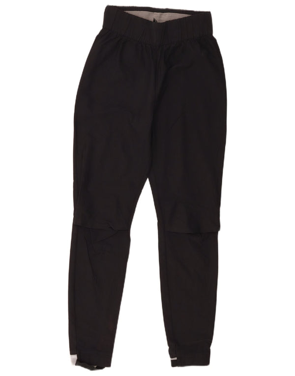 Nike Womens Tracksuit Trousers Joggers UK 8 Small Black Viscose