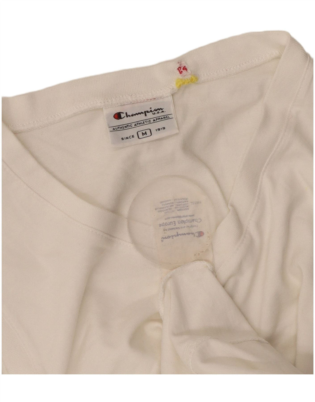 Canotta grafica da donna Champion UK 12 Cotone bianco medio