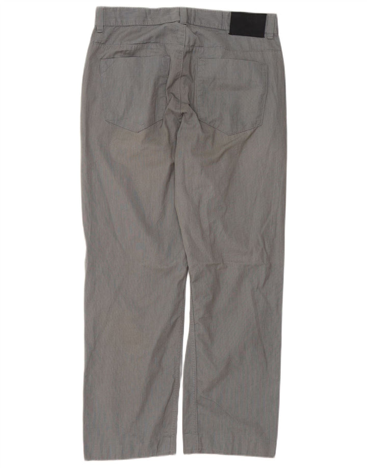 CALVIN KLEIN Pantaloni casual dritti da uomo W30 L27 Cotone grigio