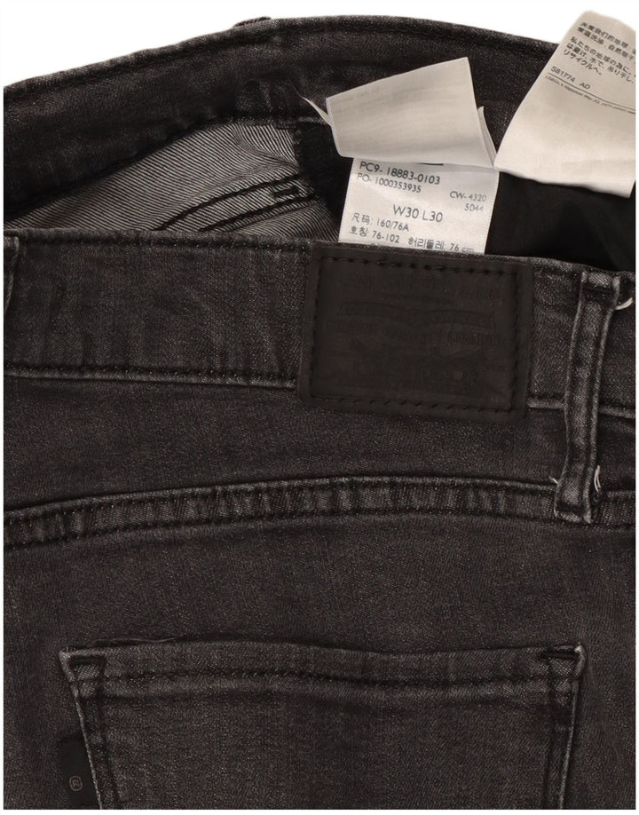 Jeans dritti a vita alta Levi's 724 da donna W30 L30 Grigi
