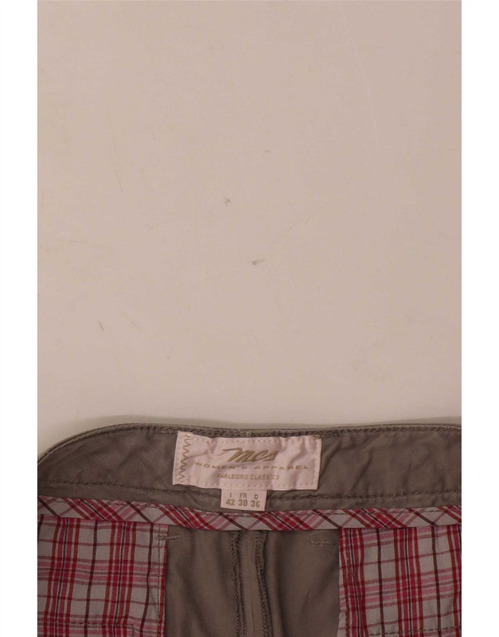 Pantaloncini chino con pegging da donna Marlboro Classics IT 42 medi W34 grigi