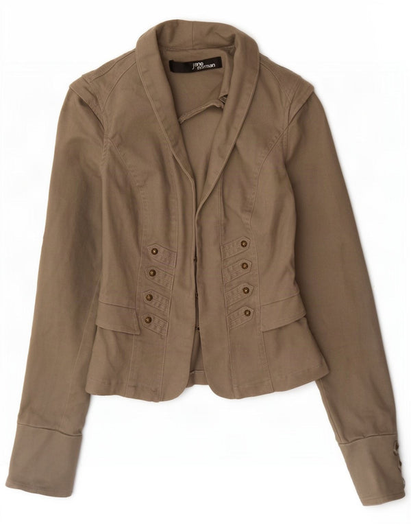 Giacca blazer da donna Jane Norman UK 6 XS cotone grigio