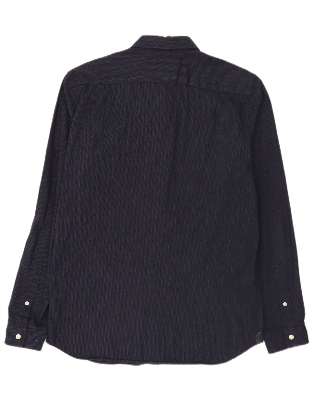 Camicia Lacoste da uomo vestibilità regolare taglia 40 cotone maculato medio blu navy