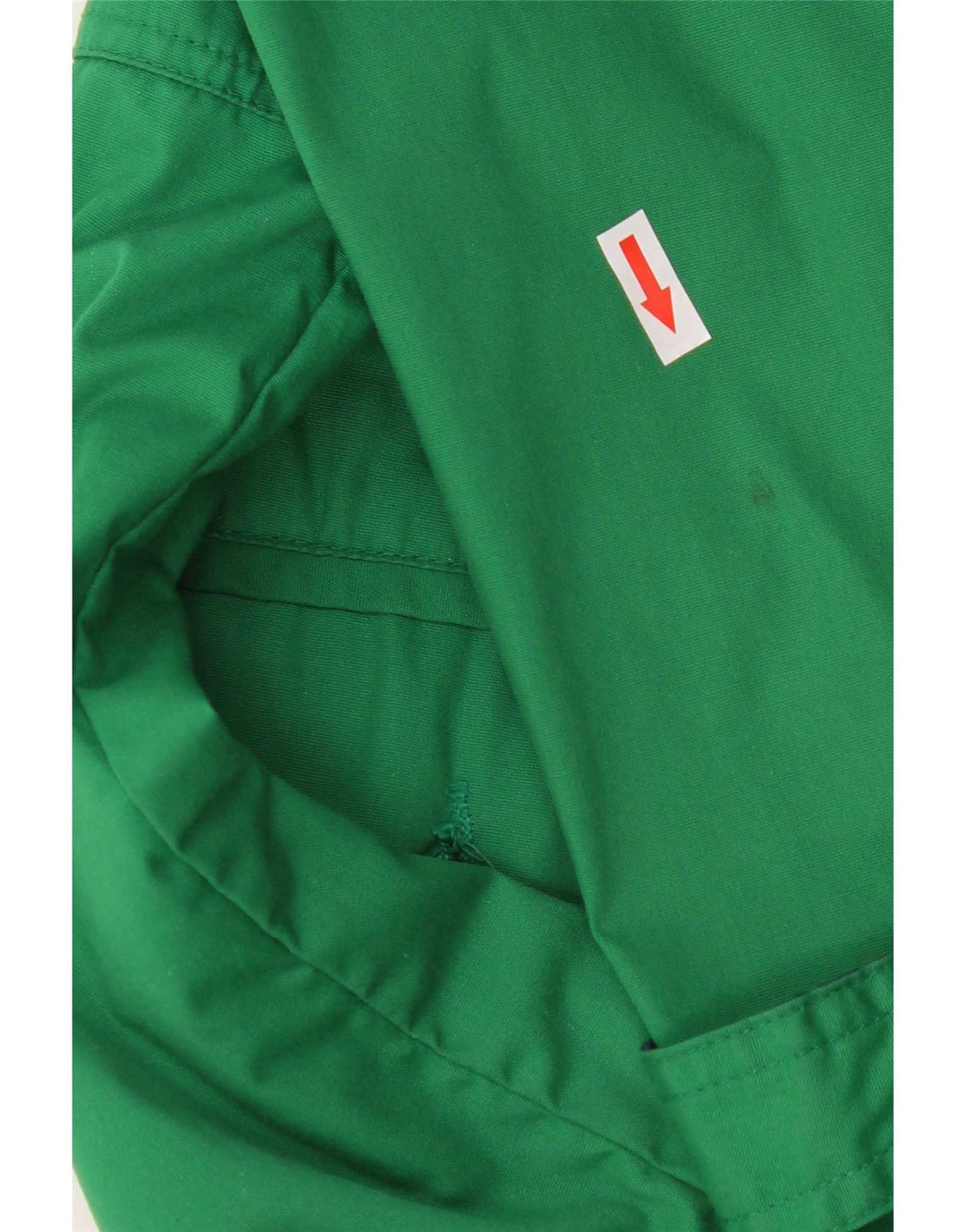 Giacca utilitaria vintage da uomo, vestibilità ampia, da yachting, UK 38, poliestere verde medio