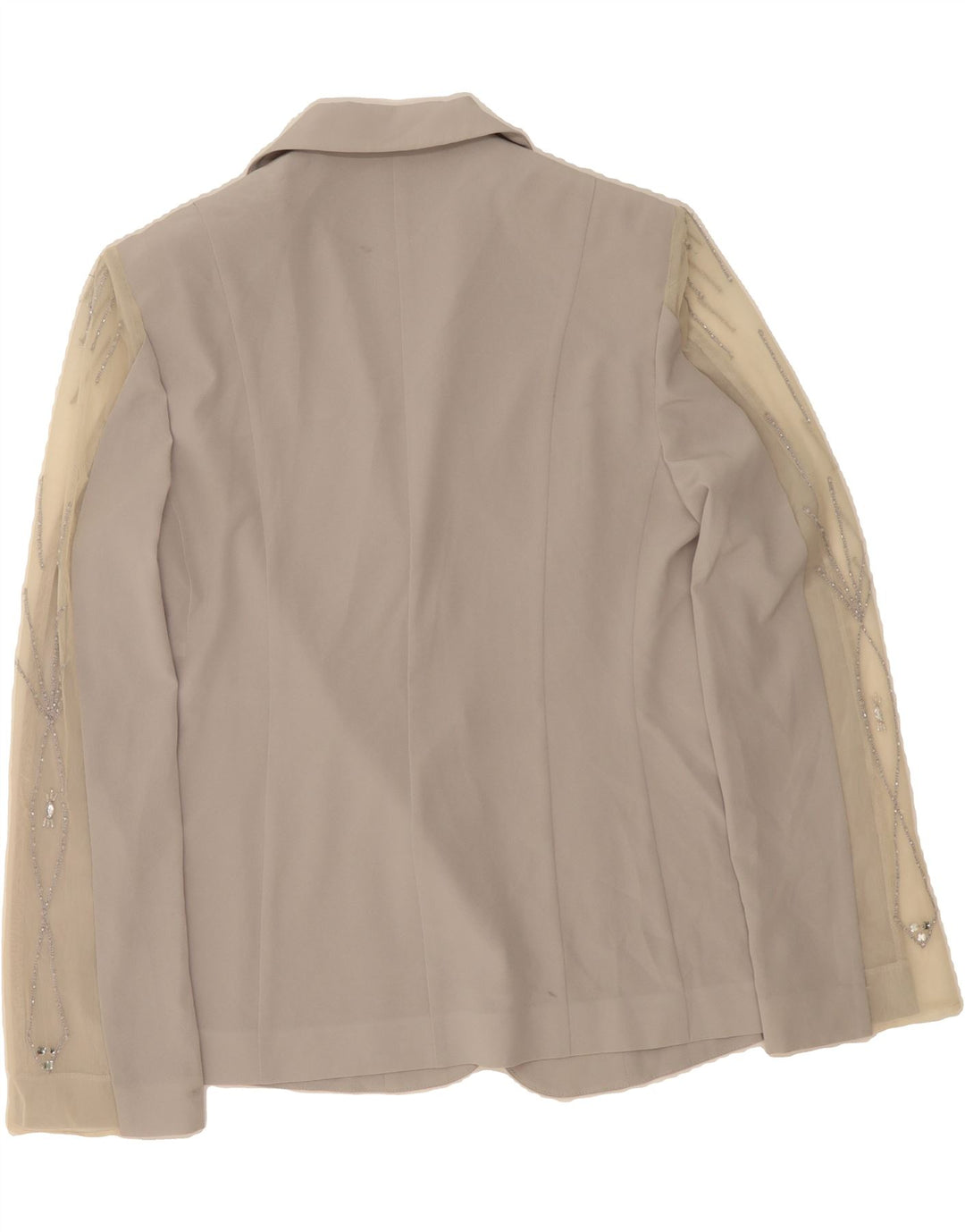 MARIO PUCCI CECCONI Womens Blazer Jacket IT 44 Medium Grey Colourblock Vintage Mario Pucci Cecconi and Second-Hand Mario Pucci Cecconi from Messina Hembry 