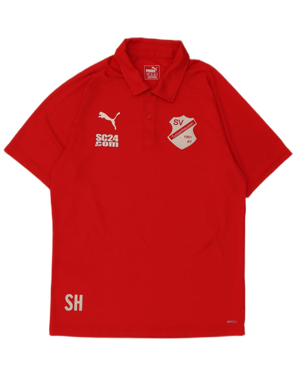 Polo grafica da uomo Puma Rossa media