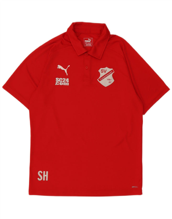 Polo grafica da uomo Puma Rossa media