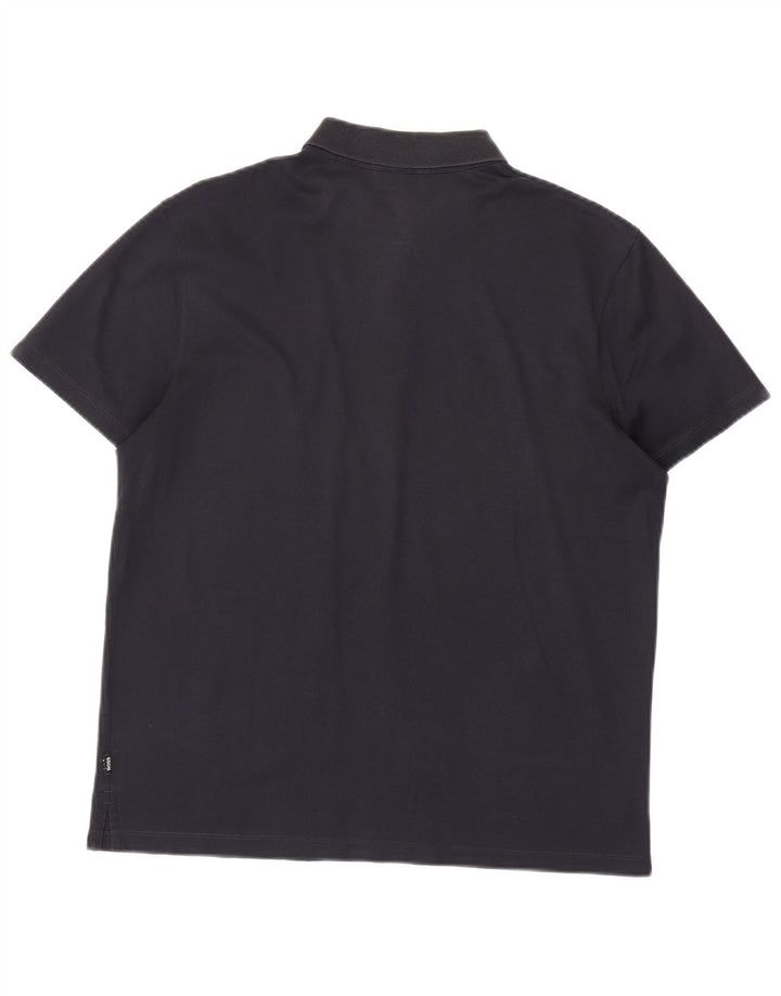 Polo Hugo Boss da uomo vestibilità regolare media nera