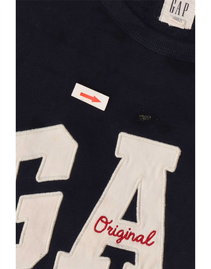 Gap Felpa grafica da uomo in cotone medio blu navy