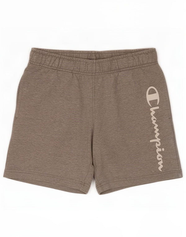 Pantaloncini sportivi grafici da uomo Champion XS in cotone chiazzato grigio