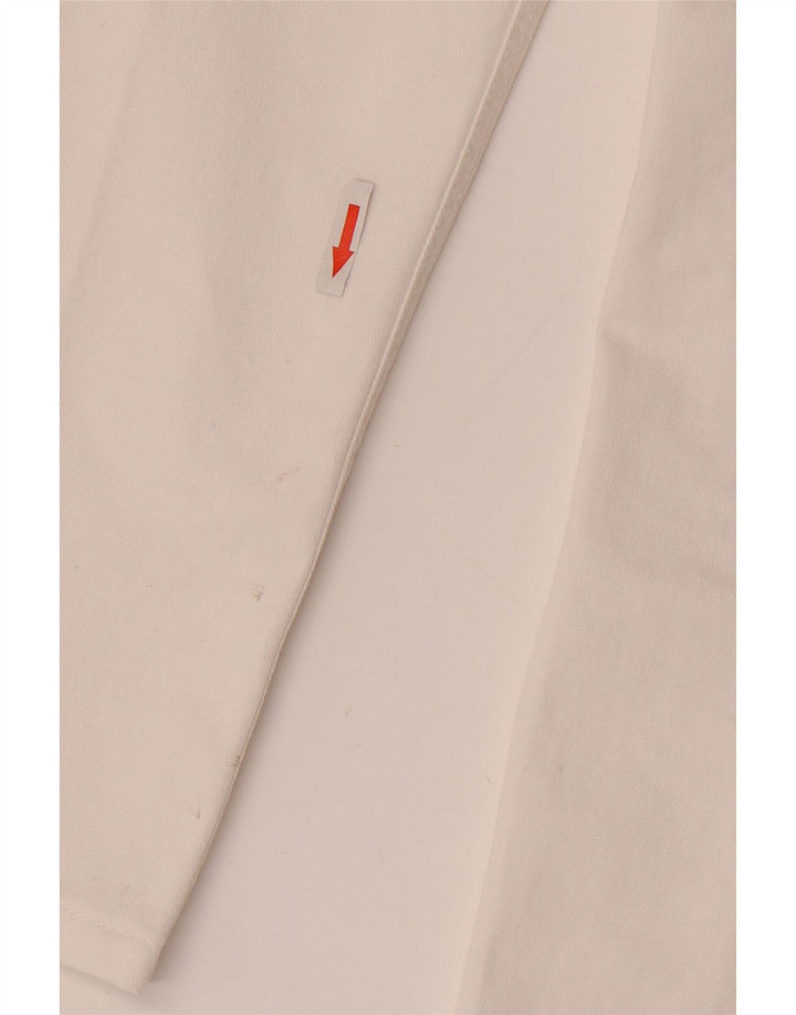Pantaloni chino slim da uomo Massimo Dutti EU 42 Large W32 L31 Bianco