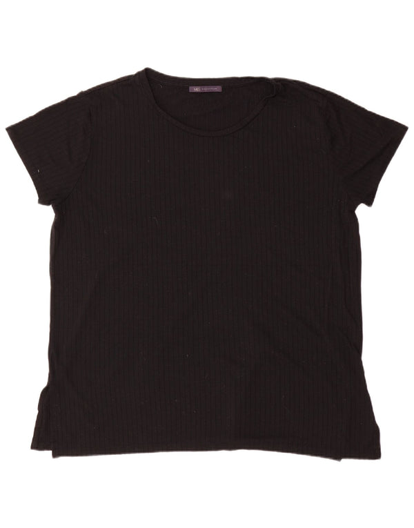 T-shirt da donna Marks & Spencer Top UK 18 XL viscosa nera