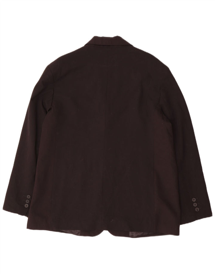Giacca blazer oversize da donna a 3 bottoni Topshop UK 12 media nera