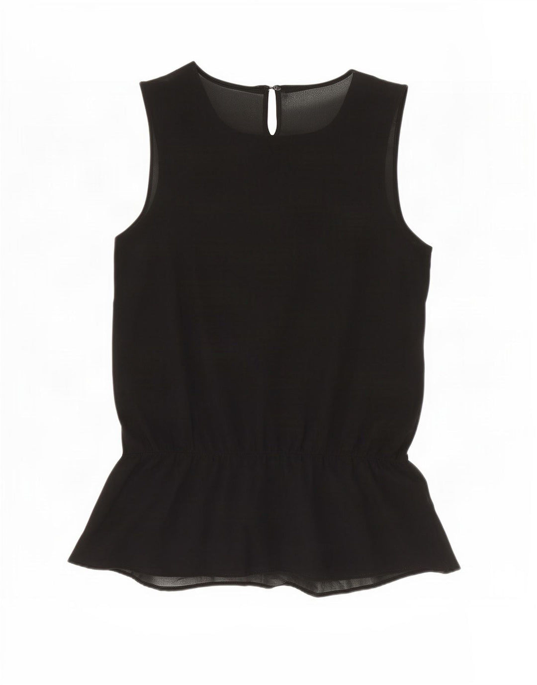 Camicetta senza maniche da donna Zara UK 6 XS poliestere nero