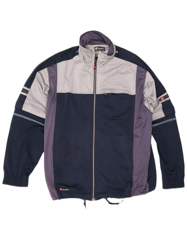 Giacca da corsa da uomo Lotto XL Colorblock blu navy